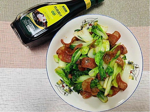 捞汁奶白菜的做法
