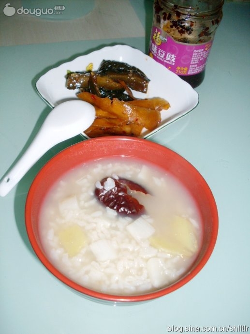 Chinese yam and jujube and ginger congee