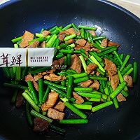 #龙年好运来 乐享豪吉味#蒜薹炒肉的做法图解5