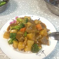 牛肉咖喱饭的做法图解3