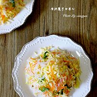 凉拌魔芋白菜心的做法图解10