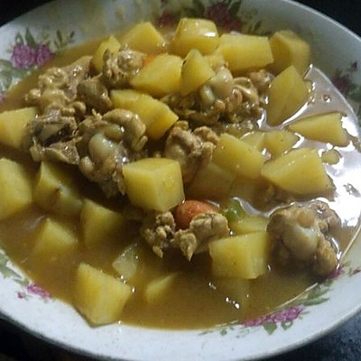 一学就会的咖喱鸡块土豆饭