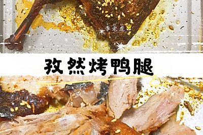 完爆路边摊~孜然烤鸭腿