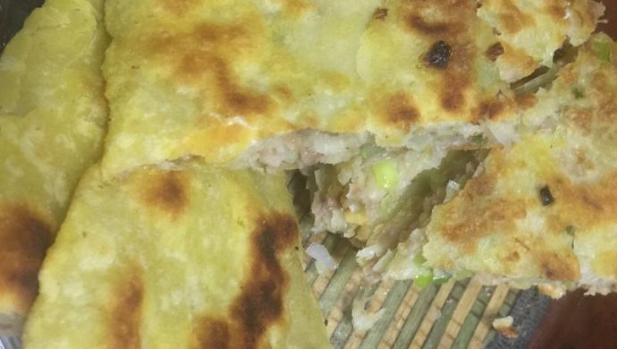 葱香肉饼