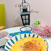 #安佳食力召集，力挺新一年#芝士火腿肠煎蛋饼的做法图解5