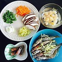 营养鲜虾粥的做法图解1