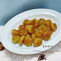 #宝宝的第一口辅食鱼#宝宝辅食/挪威北极鳕鱼山药一口酥的做法图解8