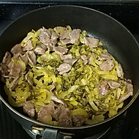 酸菜炒黄牛肉的做法图解7