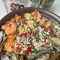 #夏日鲜味轻享健康#蒜香海鲜一锅焖  鲜香美味下饭神器的做法图解15