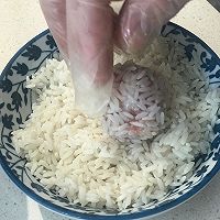 荷叶糯米肉丸的做法图解5