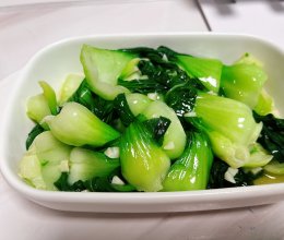 翠绿营养的青菜的做法