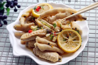 百香果柠檬鸡爪