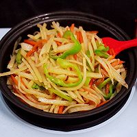 #多力金牌大厨带回家-上海站#家常辣炒土豆丝的做法图解15