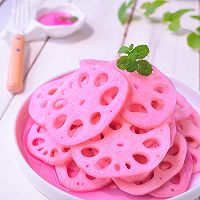 之胭脂藕#美的原汁机mojito#的做法图解8