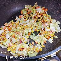 #食在幸福年 总有新花样#超快手的什锦炒饭的做法图解6