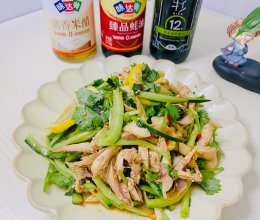 凉拌柠檬鸡丝的做法
