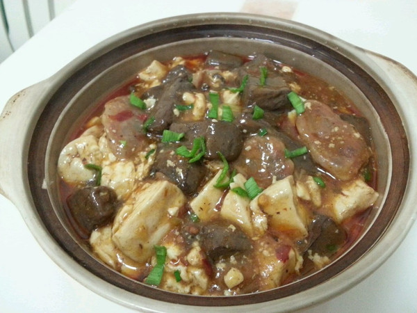 鸭血烧豆腐