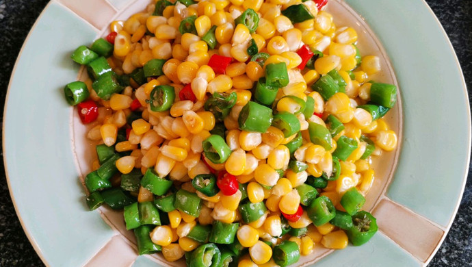 干饭人爱甜辣玉米粒