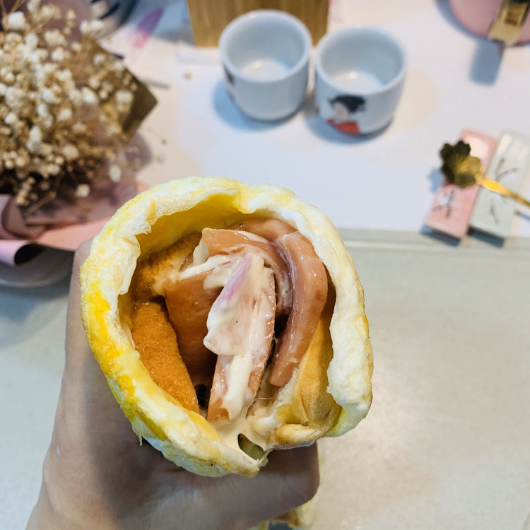 黄金抱蛋吐司的做法