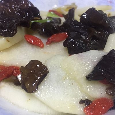 不发黑的炒山药