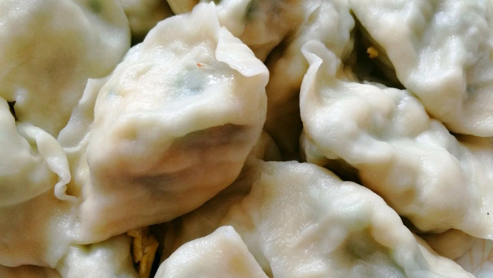 史上最简单的饺子韭菜鸡蛋虾皮馅的