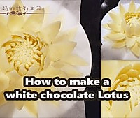 （视频）巧克力花的制作的做法图解3