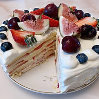草莓千层蛋糕的做法图解10