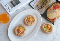 #2022烘焙料理大赛安佳披萨组复赛#迷你全麦披萨的做法