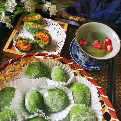肉松艾草青团（简单版）