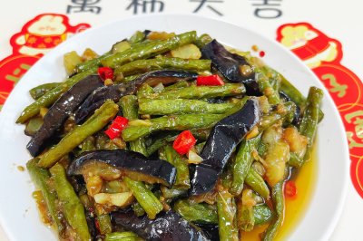 長豆角燒茄子的做法大全_長豆角燒茄子的家常做法_長豆角燒茄子怎麼做