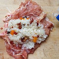 芝士糯米鸡肉卷的做法图解11