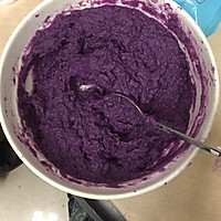 椰蓉紫薯糯米糍的做法图解2