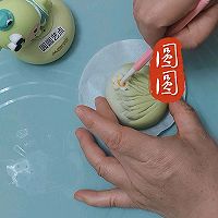 #我的女神“饭”儿#渐变斑斓剪花馒头的做法图解7