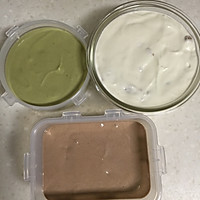 三色雪糕(奶香麦脆、巧克力溶豆、抹茶红豆)的做法图解9