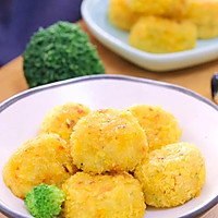 煎蔬菜丸子 宝宝辅食食谱的做法图解15
