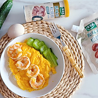 16+8轻断食｜盐渍青瓜滑蛋虾仁饭的做法图解7