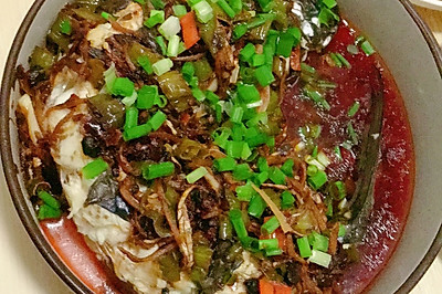 豆豉红油鱼