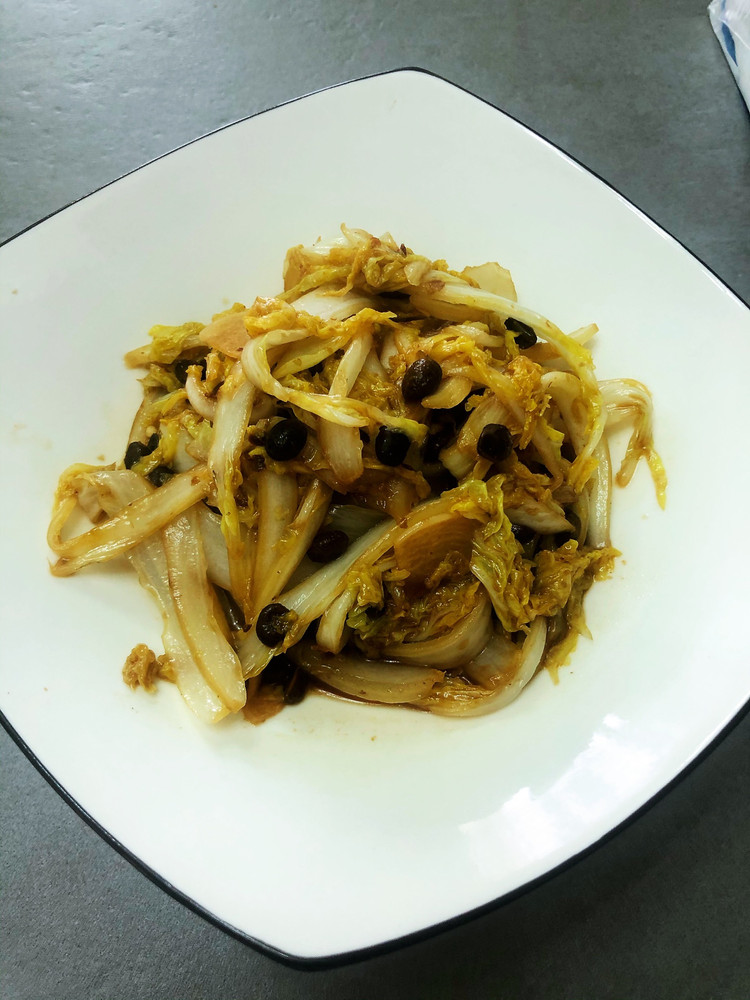 快手菜之豆豉娃娃菜的做法