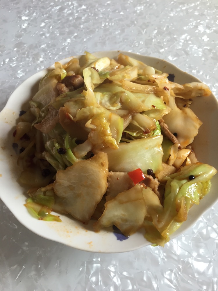 新手干锅包菜