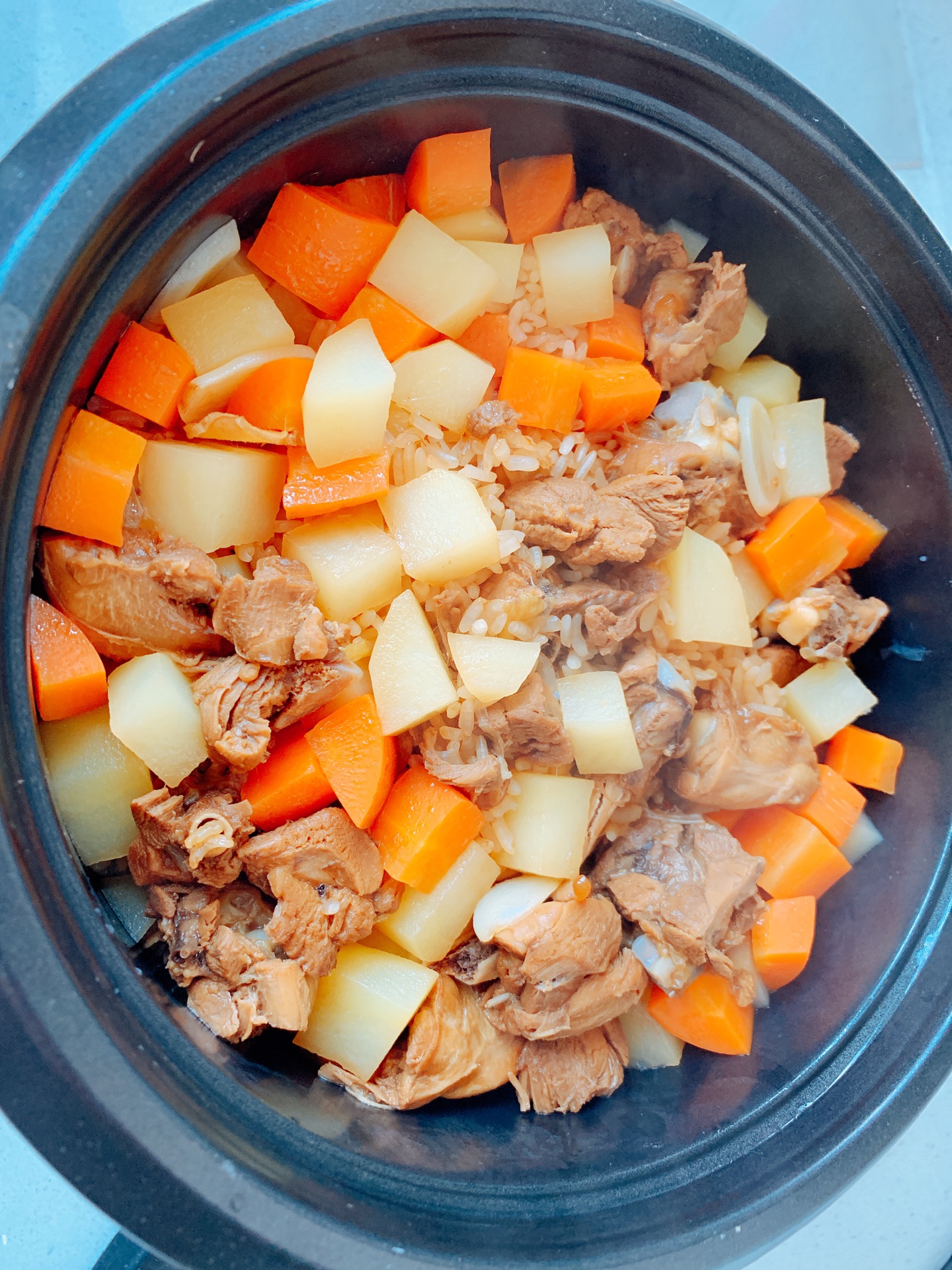 Rice in casserole