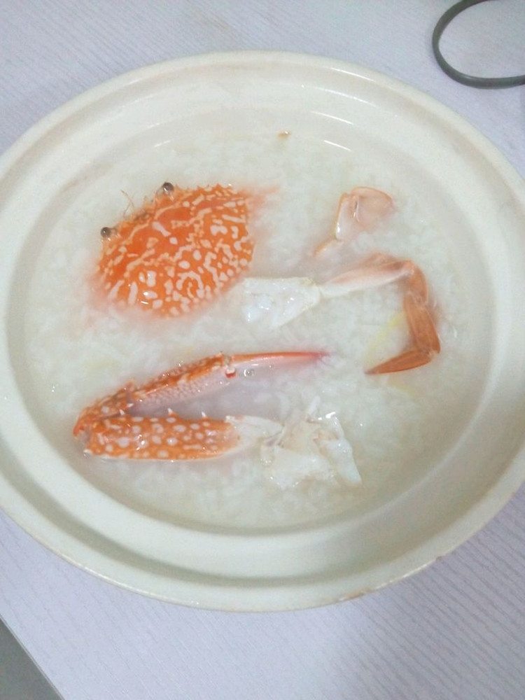 兰花蟹粥的做法