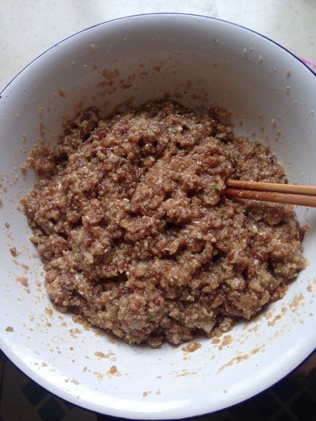 白菜肉馅高汤水饺的做法图解7