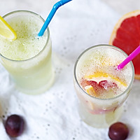 #炎夏消暑就吃「它」#柠檬西柚葡萄雪碧饮料的做法图解11