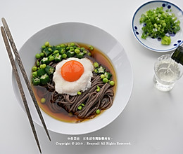 日式冷汤荞麦面 | 高饱腹、低升糖，减肥减脂要吃的面的做法