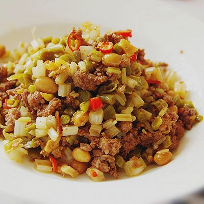 泡豇豆牛肉末
