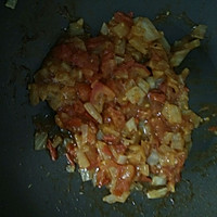 青豆虾仁打卤馕（披萨）的做法图解2