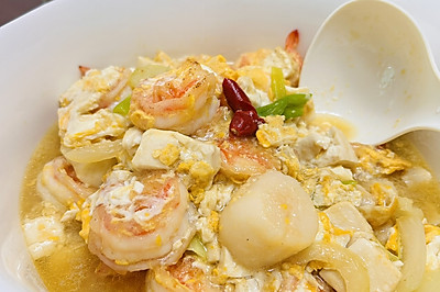 广式海鲜豆腐煲