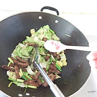 牛柳青菜的做法图解6