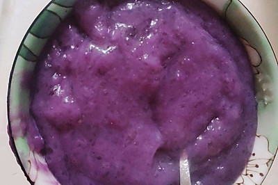 甜品，紫薯葛根粉