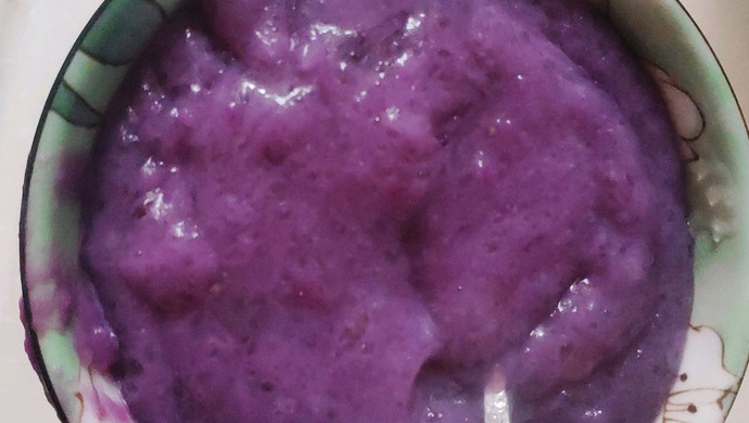 甜品，紫薯葛根粉